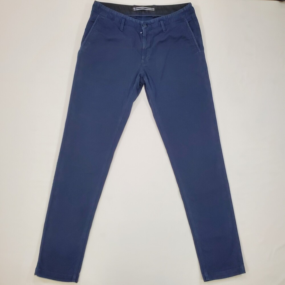 Stone Island Pants Mens 33x33 Navy Blue TYPE SL Slim Tapered Stretch Trouser
